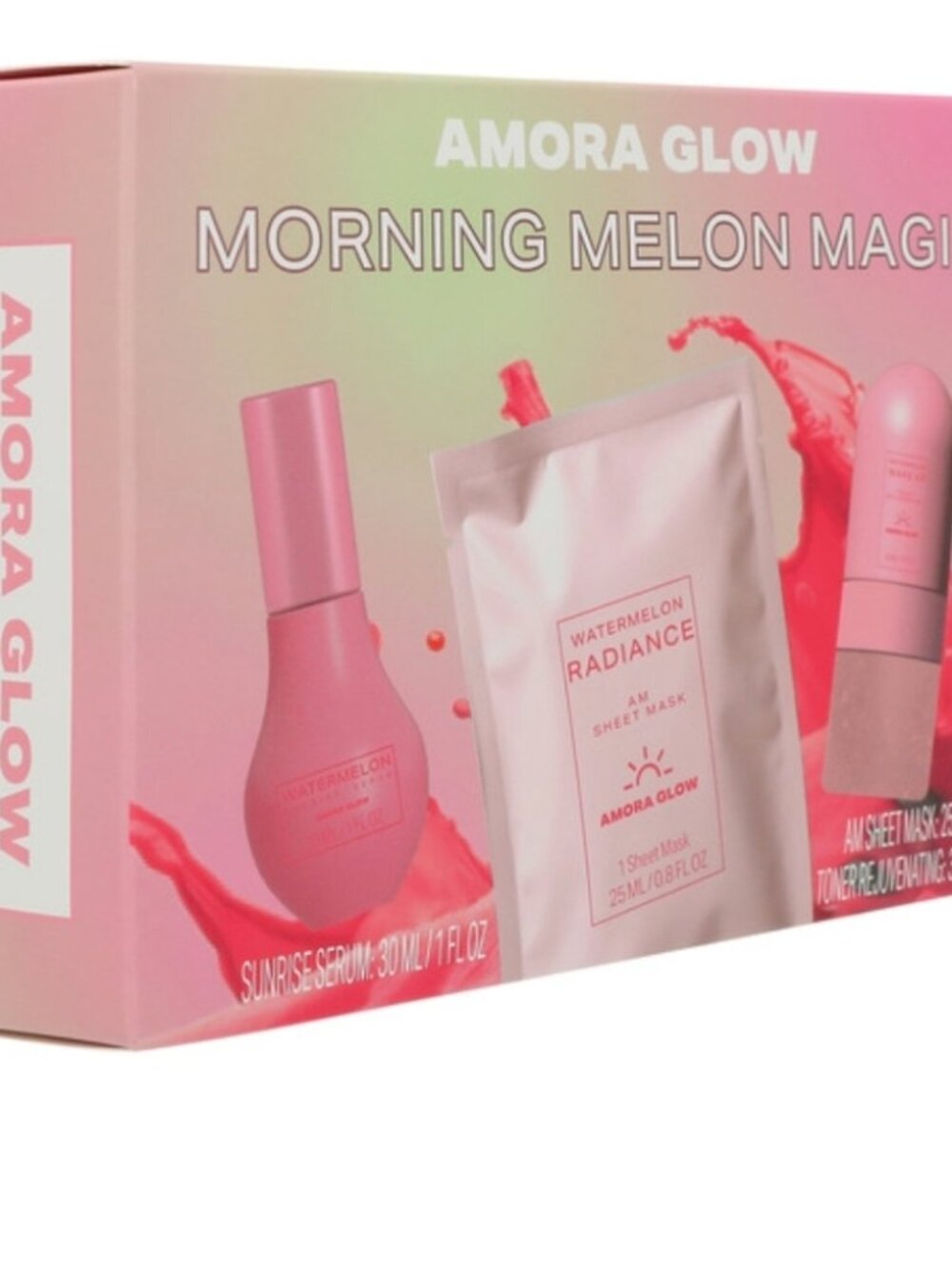 Amora Glow Morning Melon Magic Set NIB - Picture 3 of 3